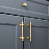 Gold Brass T-shaped Cabinet Handles