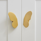 Unique Butterfly Drawer Pulls Modern Black Wardrobe Knob Cabinet Pulls