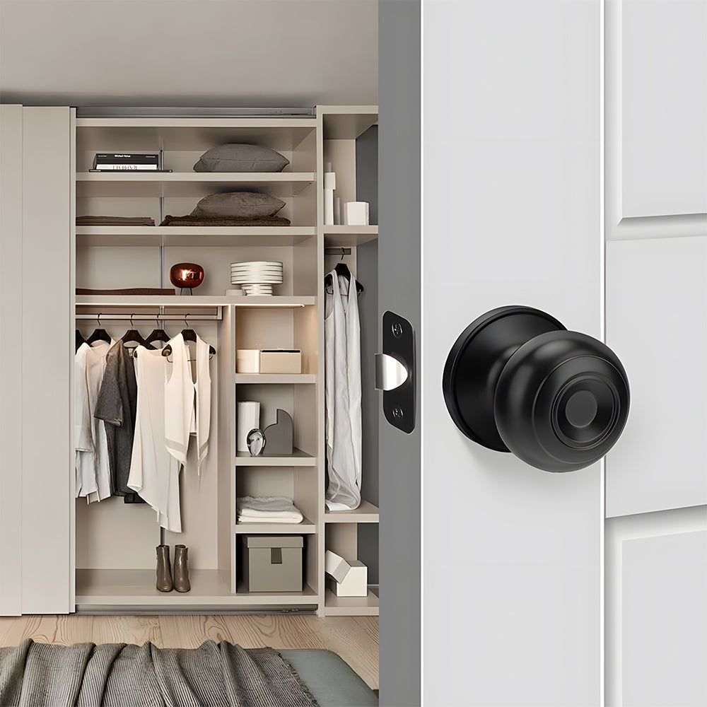 Keyless Round Dummy Passage Privacy Interior Door Knobs