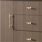 Brushed Brass Drawer Pulls for Cabinet