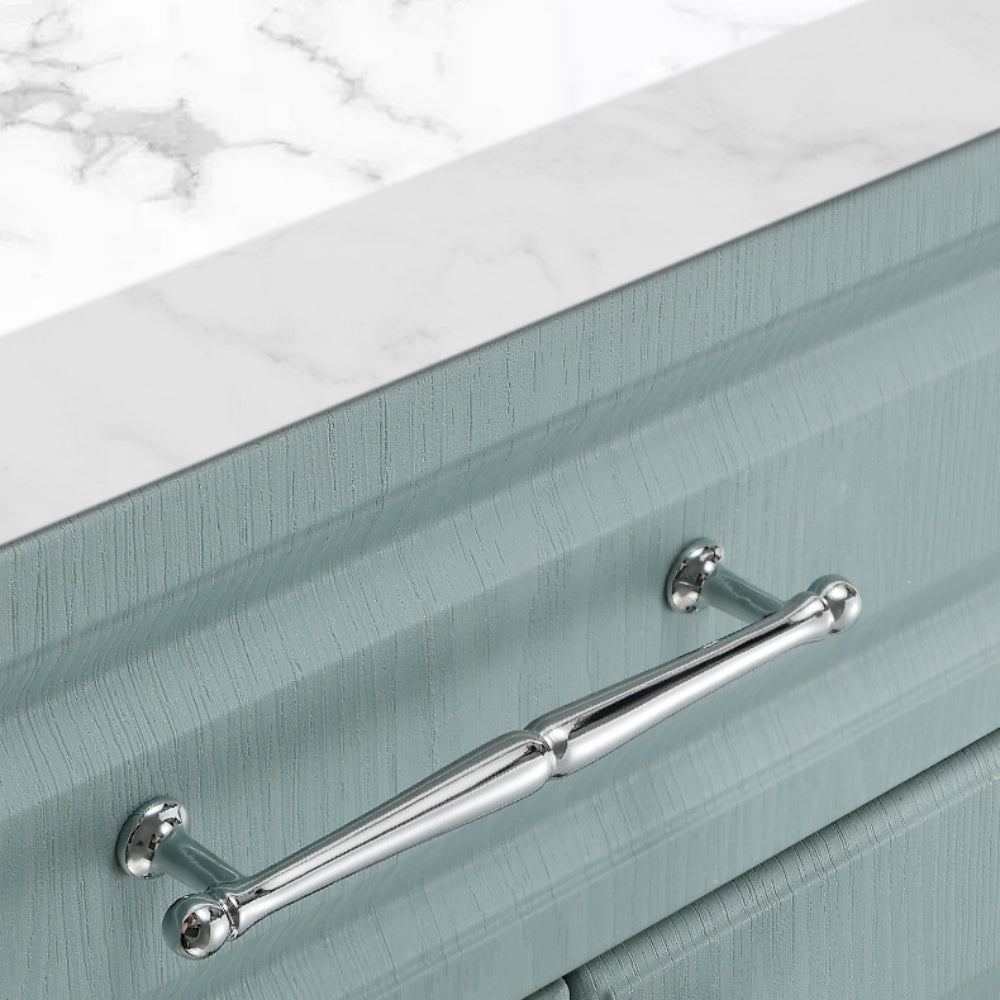 Modern Bright Chrome Brass Drawer Handle Kitchen Bar Furniture Handle