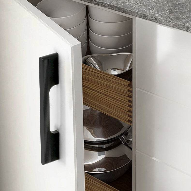 Aluminum Alloy Extended Cabinet Handles Drawer Knobs for Kitchen