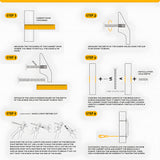 Solid Zinc Alloy Curved Cabinet Handles for Dresser Drawer