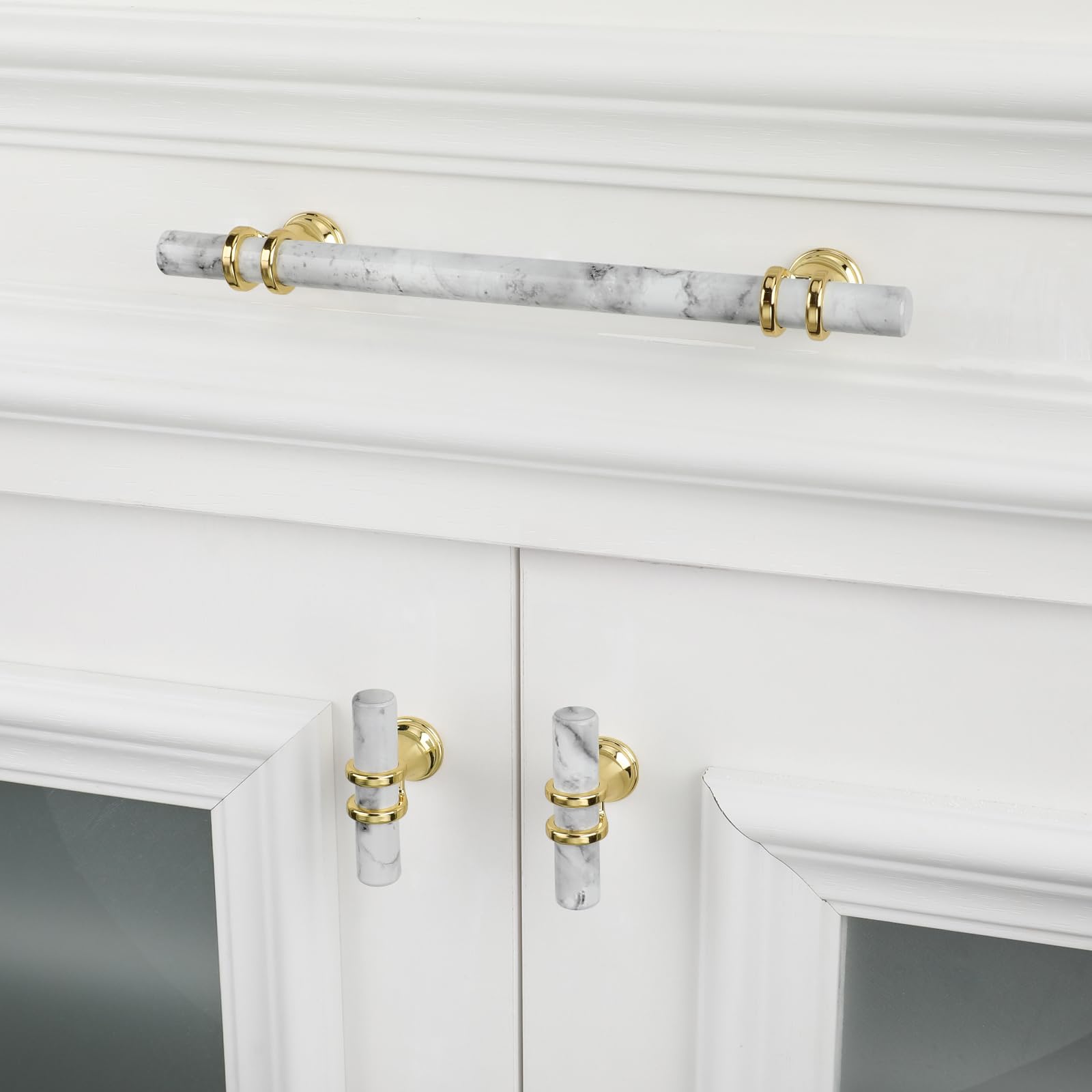 T-Bar Zinc Alloy Base Cabinet Handles