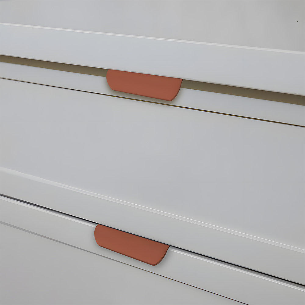 Multicolored Simple Invisible Finger Cabinet Drawer Handle