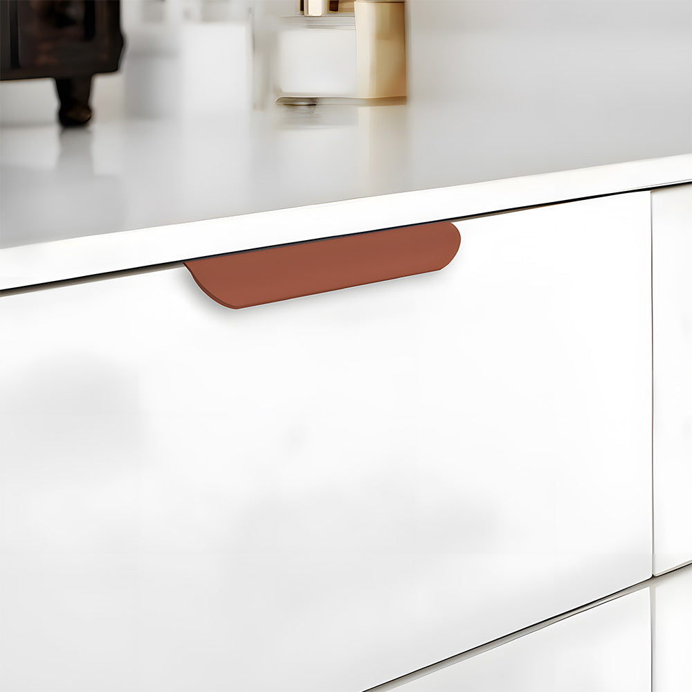 Multicolored Simple Invisible Finger Cabinet Drawer Handle