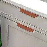 Multicolored Simple Invisible Finger Cabinet Drawer Handle