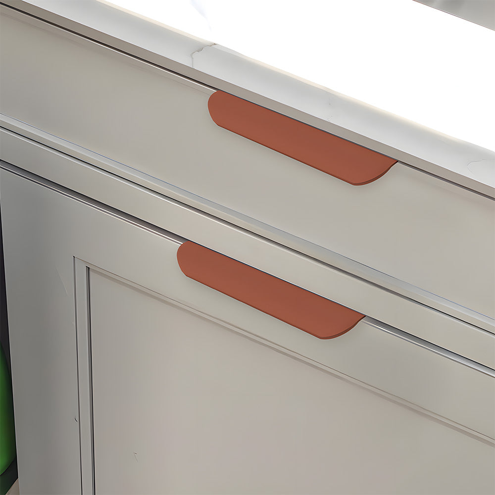 Multicolored Simple Invisible Finger Cabinet Drawer Handle