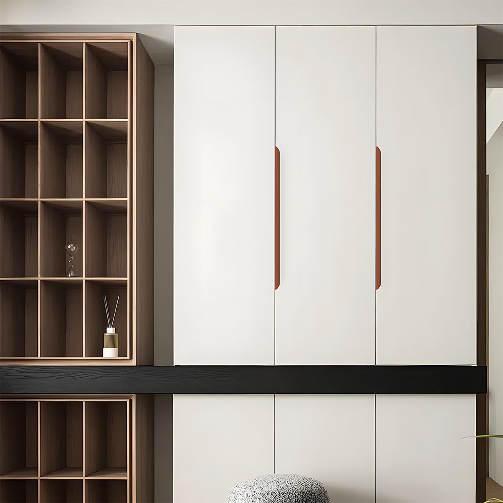 Long Multicolored Simple Invisible Finger Cabinet Drawer Handle
