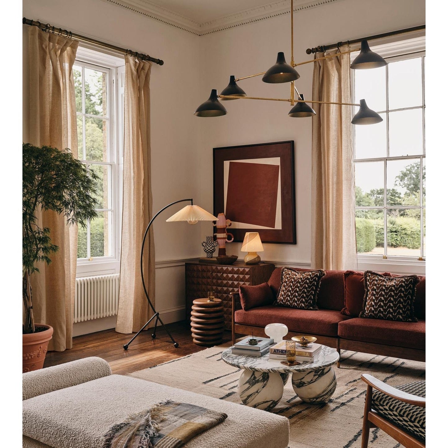 Oliver Mid Century Chandelier