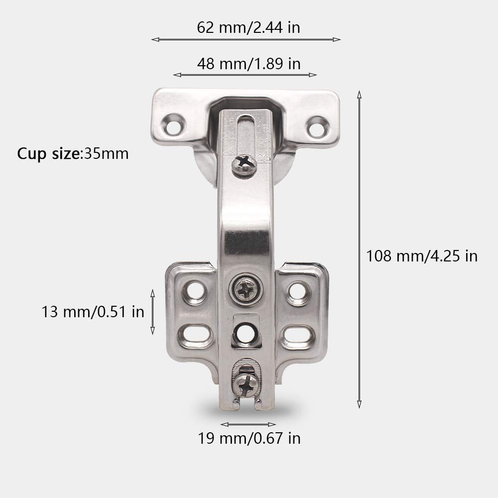 135 Degree Corner Kitchen Cabinet Cupboard Folden Door Hinges for Combination with Screws