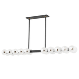 austen linear chandelier aged bronze