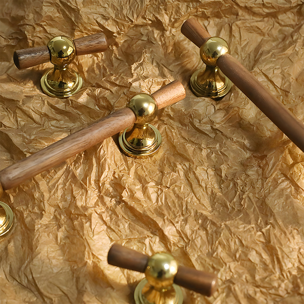 Luxurious Solid Brass Wood Cabinet Pulls
