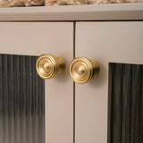 Retro Gold Brass Wardrobe Handles And Knobs