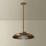 Patina Brass Bowl Pendant Light view 1