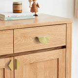 Unique Modern Semi-Circular Gold Kitchen Cabinet Door Handle