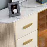 Unique Modern Semi-Circular Gold Kitchen Cabinet Door Handle