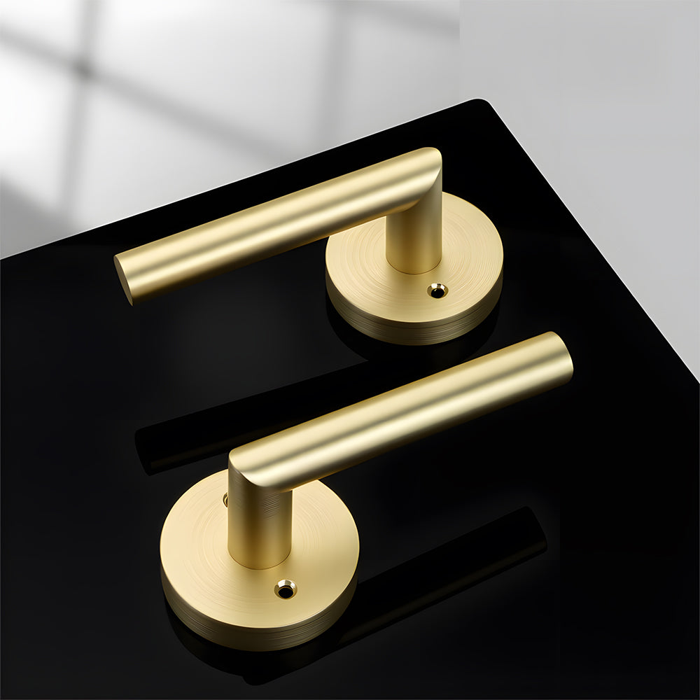 Zinc Alloy Closet Door Lever Handles for Hallway Doors