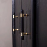 French Crystal Marble Brass Cabinet Drawer Handle