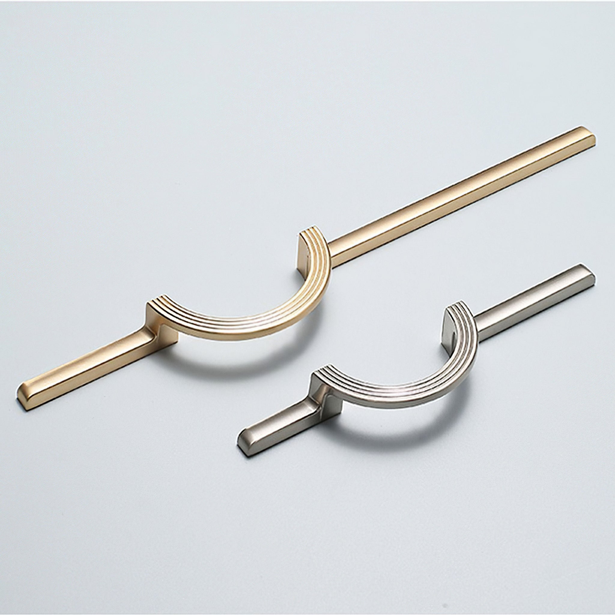 Modern Simple Semicircular Long Cabinet Door Handle
