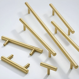 Brushed Gold Euro Style Cabinet Handles