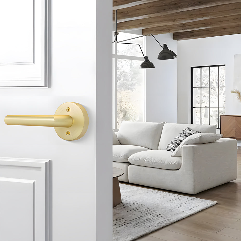 Zinc Alloy Closet Door Lever Handles for Hallway Doors