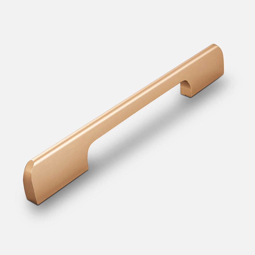 Solid Aluminum Alloy Modern Black Long Cabinet and Drawer Handles