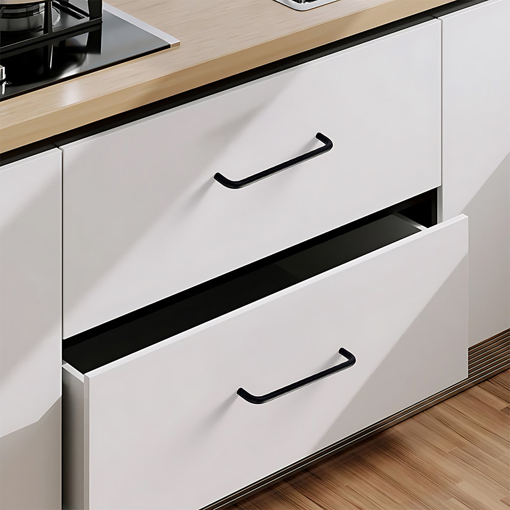 Simple Aluminum Alloy Rounded Arc Cabinet Handle