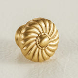 Pure Brass Shell Dresser Handles