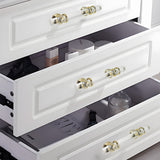 Simple Acrylic Transparent Bathroom Cabinet Handles
