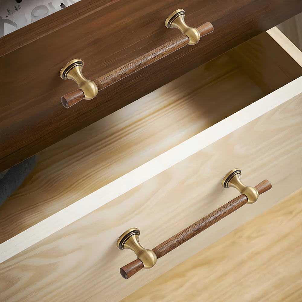 Luxurious Solid Brass Wood Cabinet Pulls