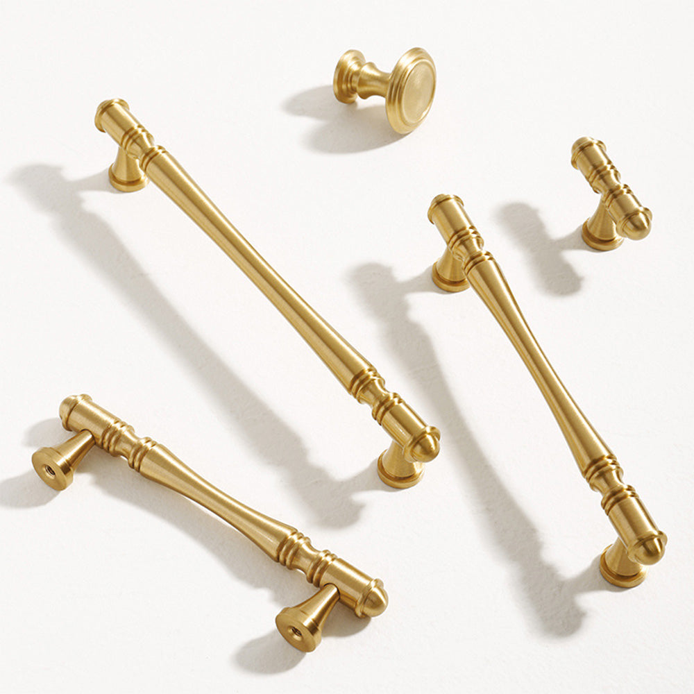 Gold Antique Brass Cabinet Pulls