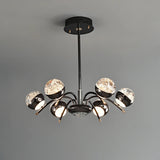Transparent round chandelier