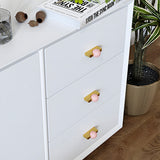 Natural Crystal Sphere Brass Cabinet Handles