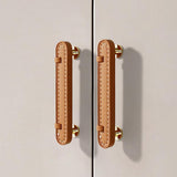 Stylish Leather Kitchen Cabinet Handles