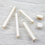 Modern Deco Square Zinc Alloy Kitchen Cabinet Pulls