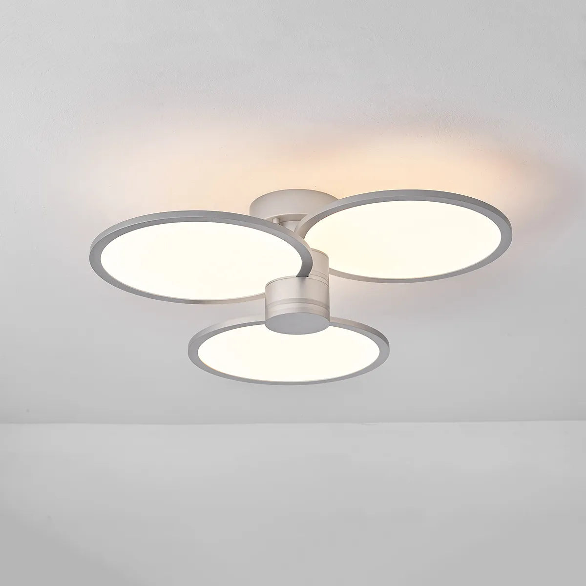 Circular acrylic ceiling-mounted installation