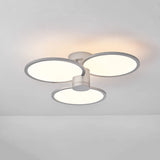 Circular acrylic ceiling-mounted installation