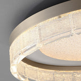 Circular acrylic embedded installation