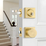 Exterior Enrty Door Knobs Locks Set with Deadbolt