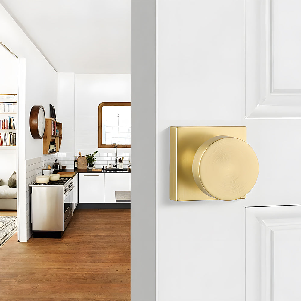 Heavy Duty Square Door Knobs for Closet Doors Hallway Bathroom