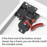 Silver Soft Close Undermount Slides Drawer Slides
