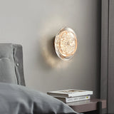 Acrylic round wall light