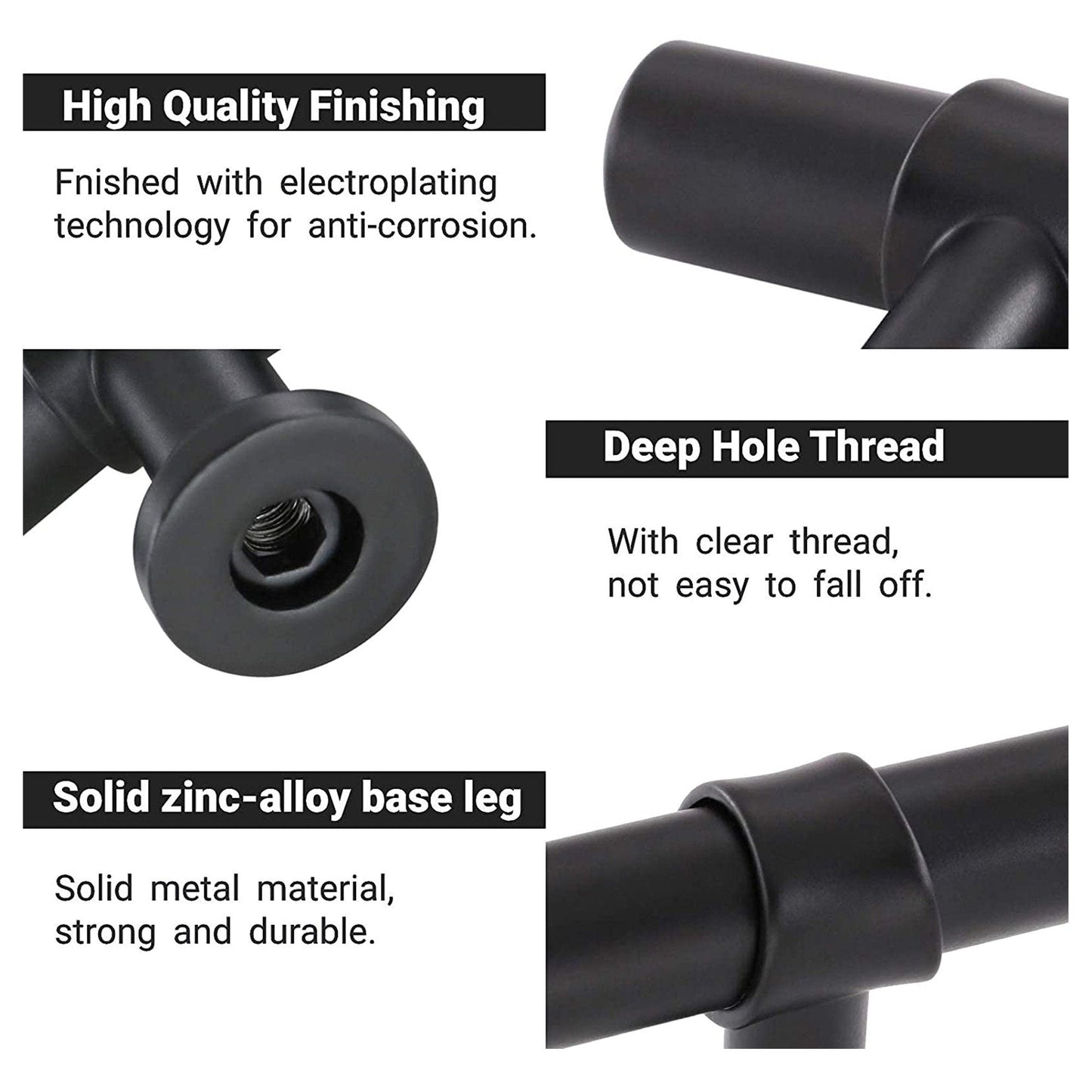 Black Cabinet Handles Kitchen Euro Style Cabinets Handles and Knobs