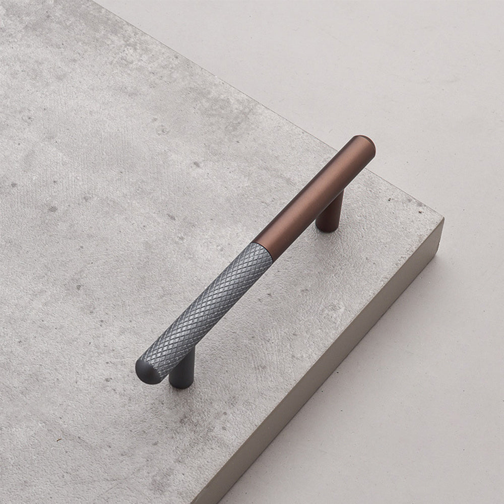 Stylish Patchwork Knurled Wardrobe Handle