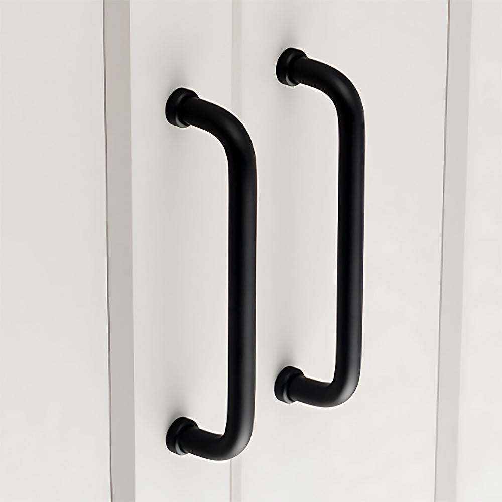 French Minimalist U-shaped Rounded Arc Cabinet Handles