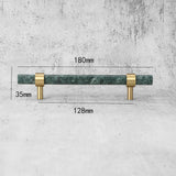 Stylish Marble & Zinc Alloy T-Bar Kitchen Cabinet Handles