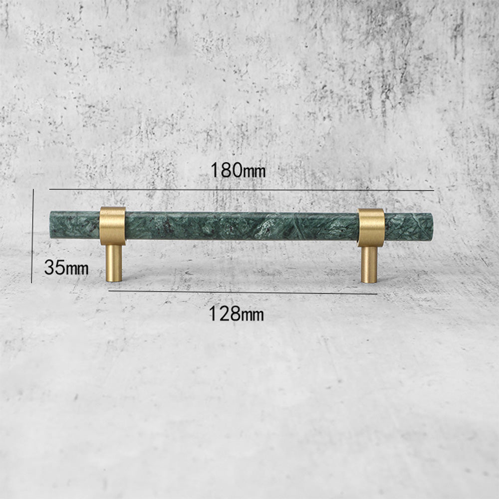 Stylish Marble & Zinc Alloy T-Bar Kitchen Cabinet Handles