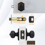 ‎Stainless Steel Interior Door Privacy & Passage Door Knob