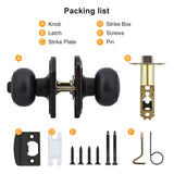 ‎Stainless Steel Interior Door Privacy & Passage Door Knob